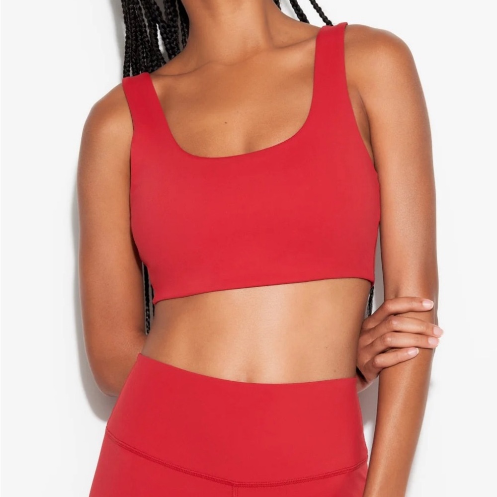 Red Women's Sports Bra